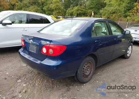 2006 Toyota Corolla Le из США, поврежденный, VIN 2T1BR30E66C586200
